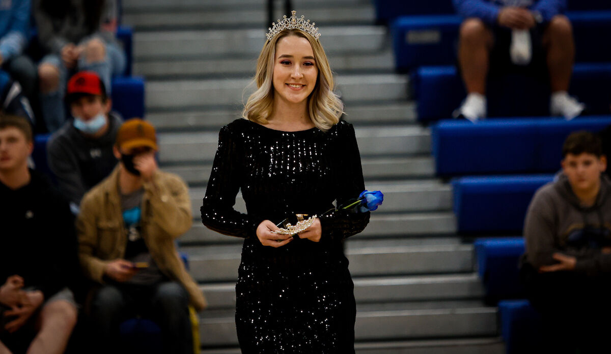 Last year's queen Malia Terrill